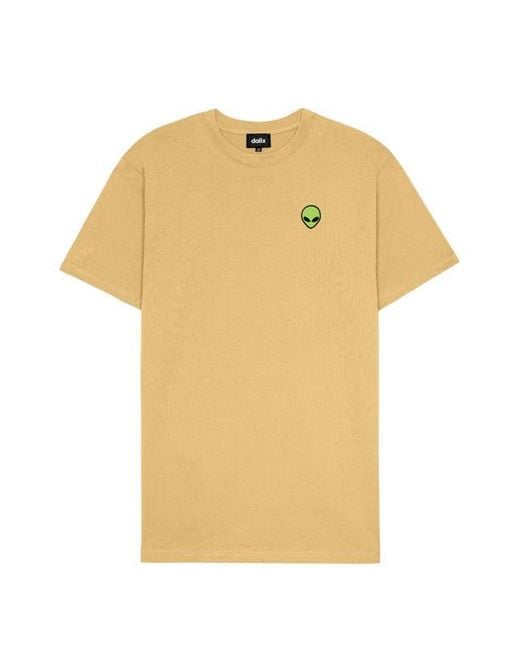 Alix Yellow Alien Heavyweight Soft Tee for men