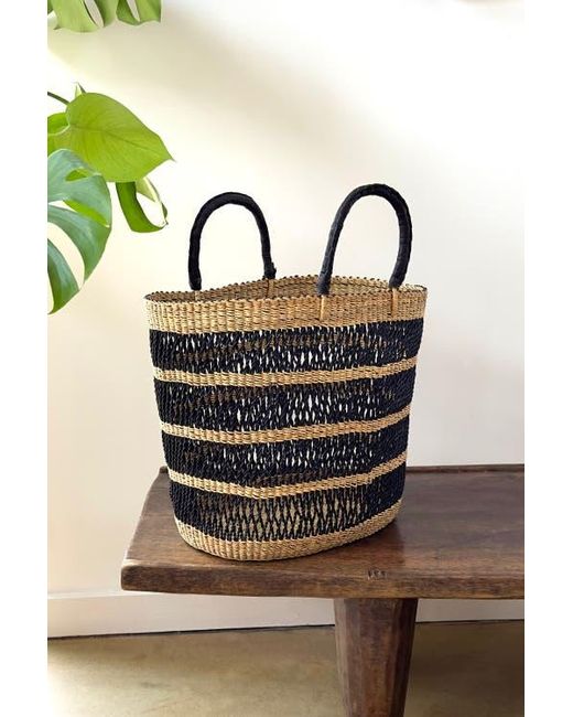 Mbare Black String Basket Tote