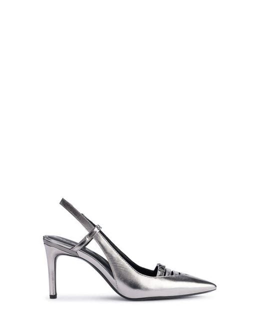 DKNY Black Malden Slingback Pointed Toe Pump