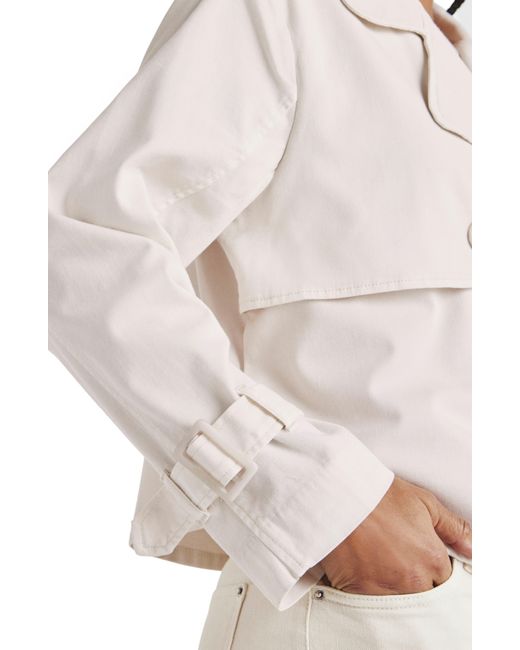 Splendid White Portia Double Breasted Jacket