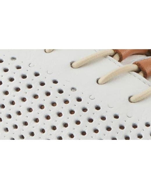 Spring Step White Breen Perforated Sneaker