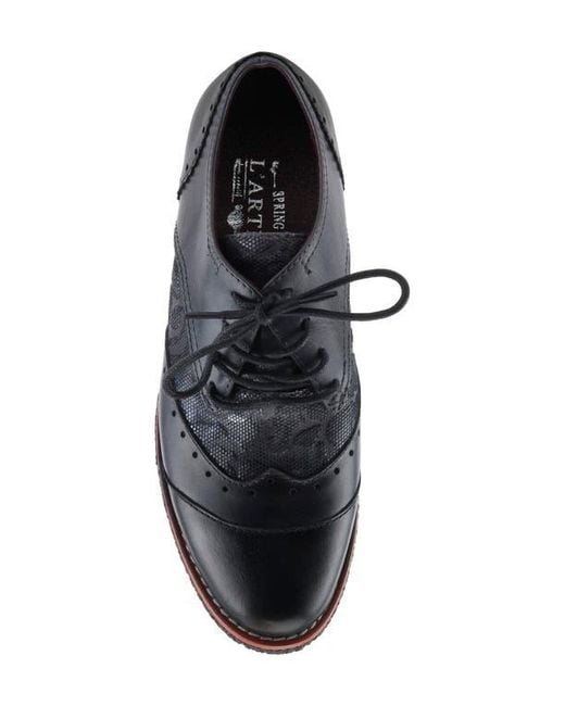 Spring Step Black Bargiasti Derby