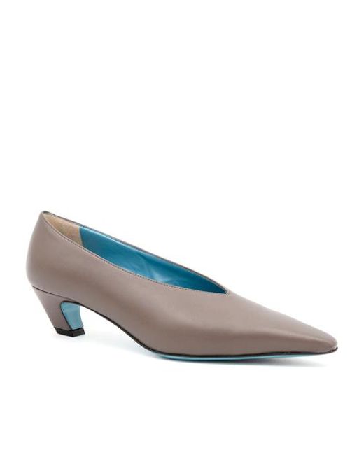 Valentina Rangoni Women's Blue Elegant Vespero Leather Pumps For