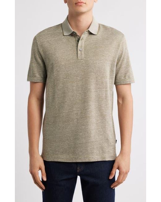 Boss Natural Press Cotton And Linen Polo for men