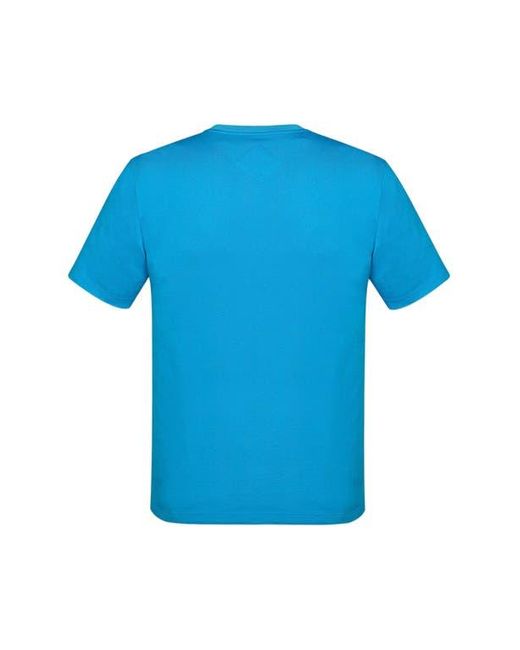 MCM Blue Laurel Logo Print T-Shirt