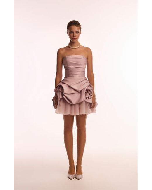 Millà Pink Rosette Mini Dress