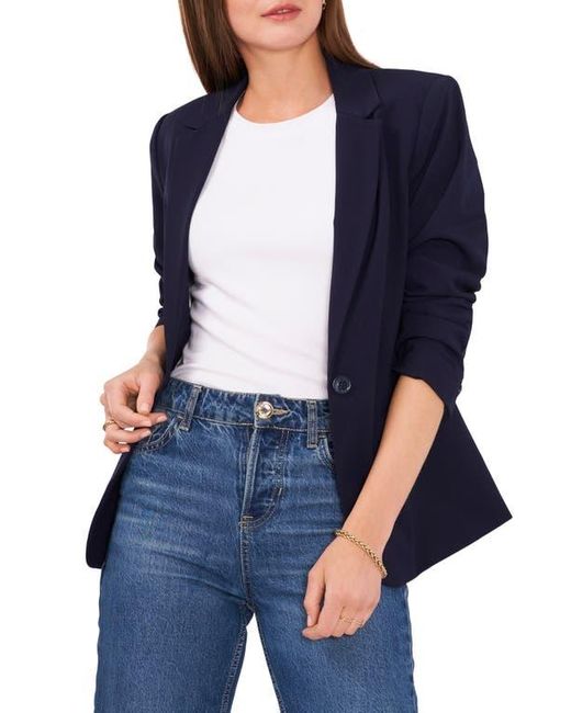 Vince Camuto Blue Sophia One-Button Blazer