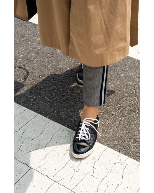Paul Mayer Black Samba Cap Toe Sneaker