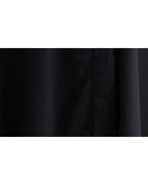 Halogen® Black Colorblock Sleeveless Cotton Dress