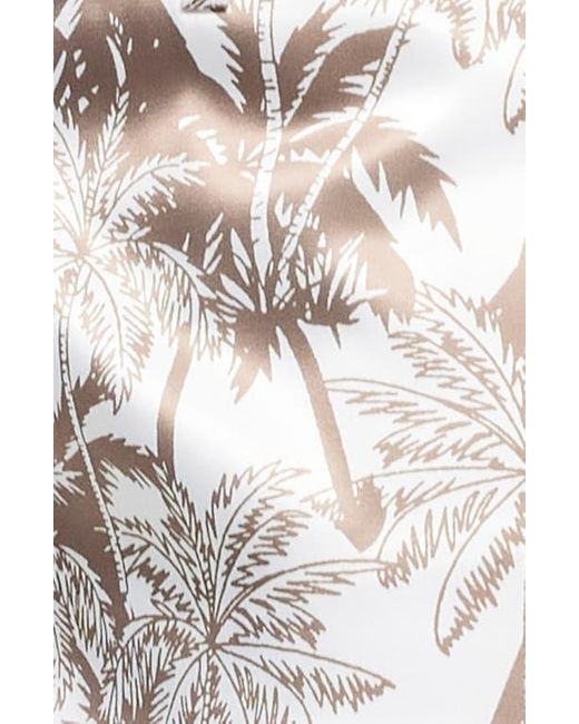 Lioness Multicolor Rhode Palm Print Low Rise Miniskort