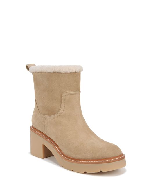 Vince Natural Redding Genuine Shearling Bootie