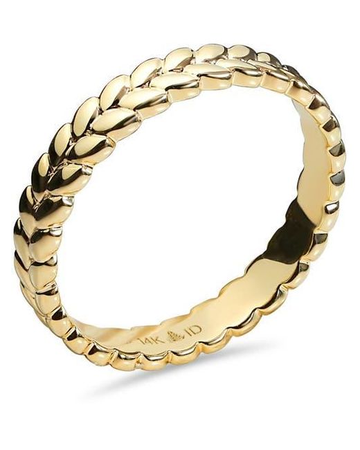 DEVATA Metallic Wheat Ring