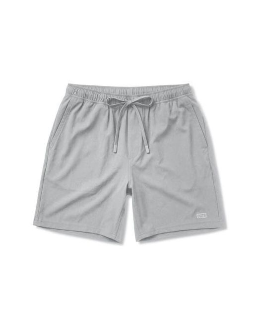 Cuts Gray Crossover Shorts for men