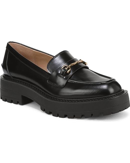 Sam Edelman Black Leah Platform Loafer