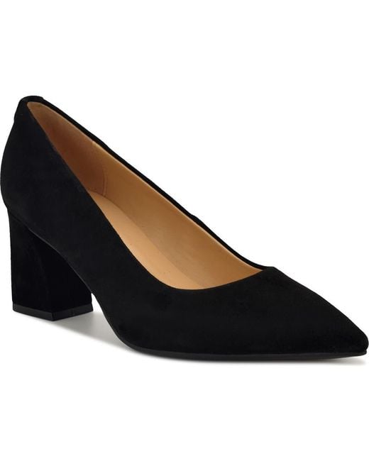 Nine West Black Kalore 9X9 Pointed Toe Pump