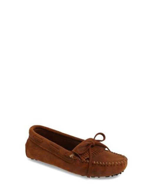 Lyst Kilty Driving Moccasin in Brown