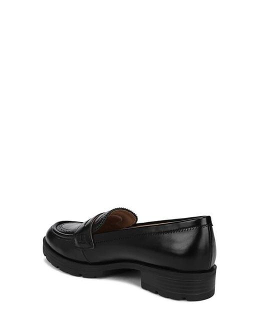 LifeStride Black London 3 Platform Penny Loafer