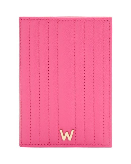 Wolf Pink Mimi Passport Case