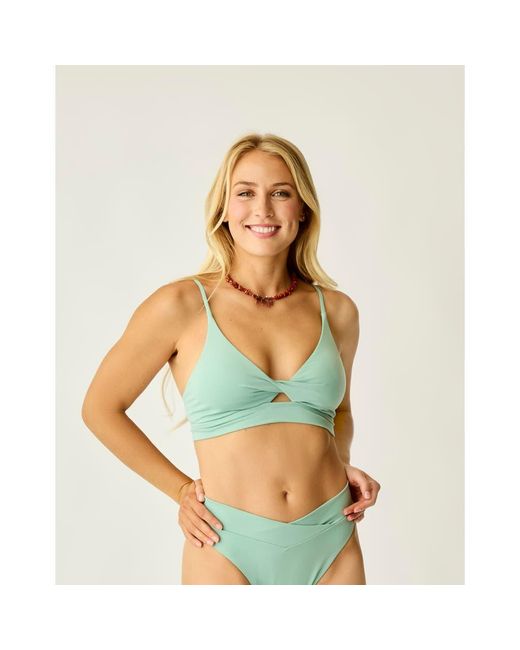 Carve Designs Blue Elba Top D-Dd Cup