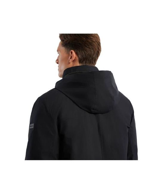 Hunter Black Albion Water Resistant Bomber Jacket for men