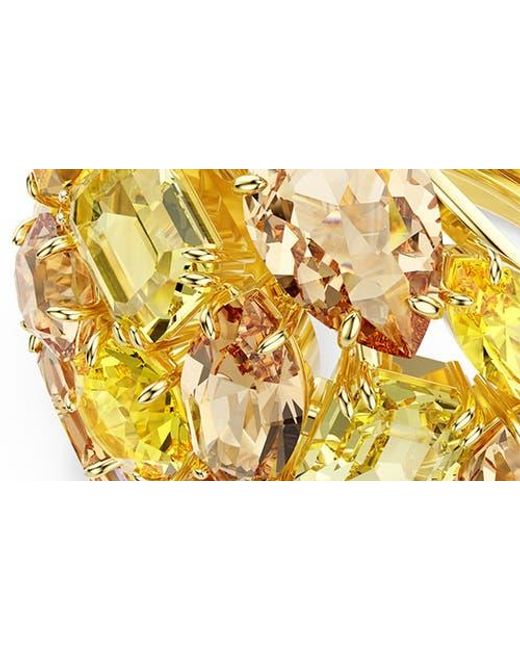 Swarovski Metallic Gema Cocktail Ring