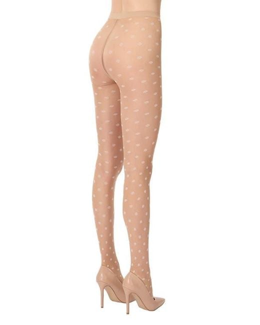 Wolford Natural Daisy Sheer Tights