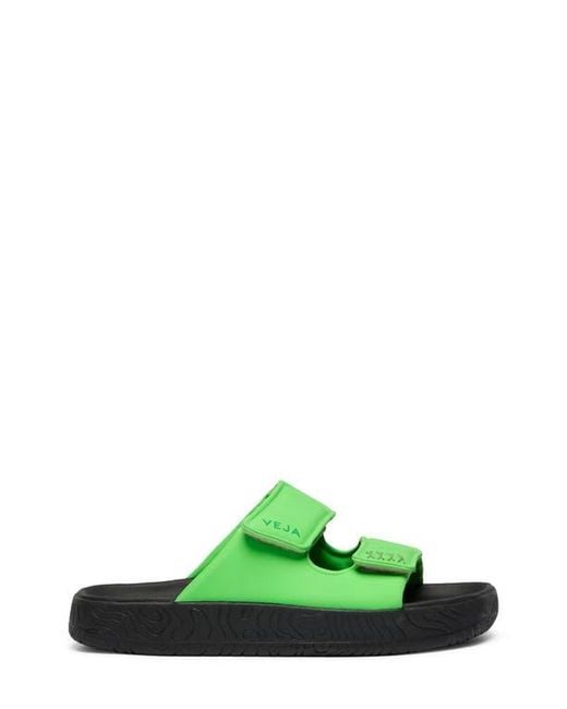 Veja Men's Green Etna Slide Sandal