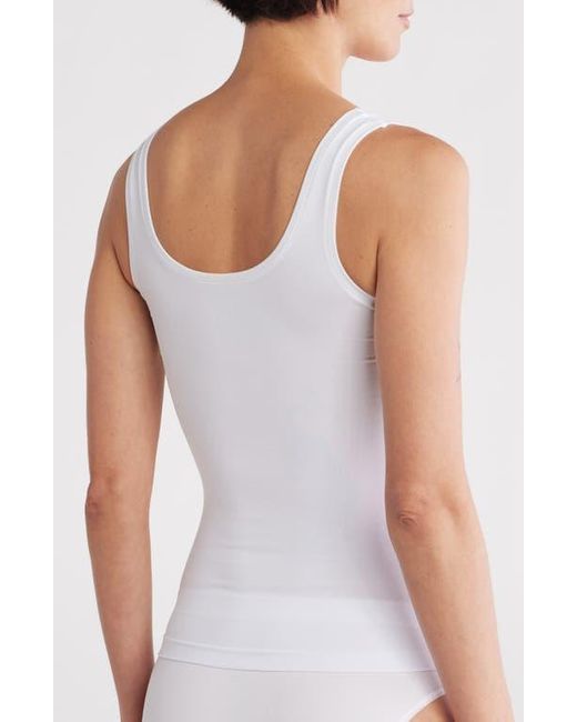 Nordstrom White Seamless Layering Tank