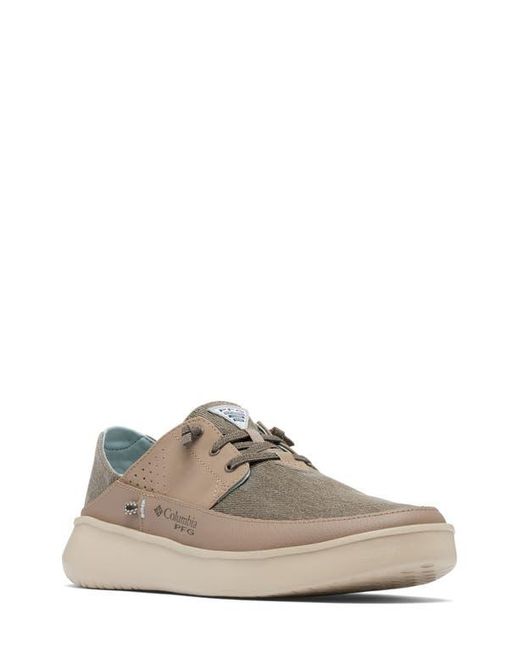 Columbia Brown Pfg Boatside Relaxed Slip-On Sneaker for men