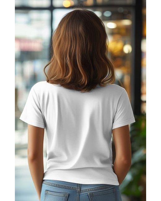 Alix White Ghost Relaxed Tee