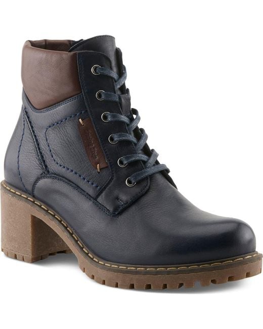 Spring Step Black Alpina Leather Bootie