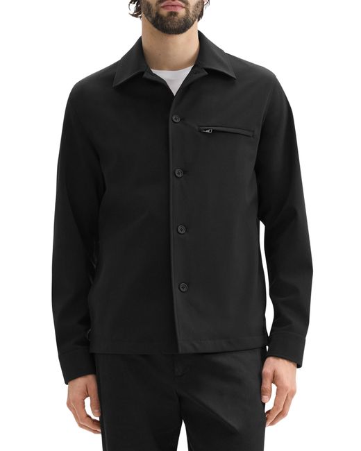 Theory Black Overshirt for men