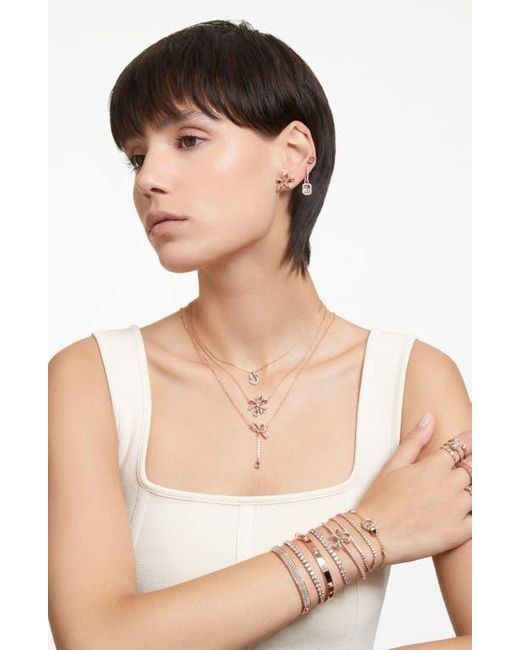 Swarovski Pink Dextera Bangle Bracelet