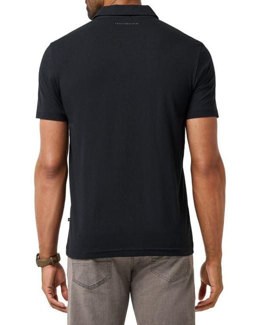 Travis Mathew Black The Cloud Polo for men