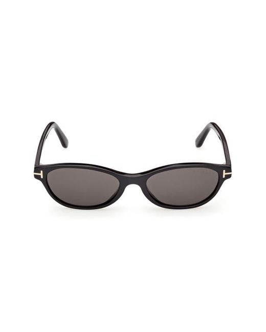 Tom Ford Multicolor Chloe 52Mm Oval Sunglasses