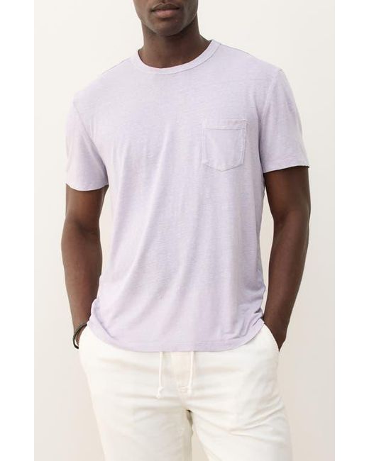 Marine Layer White Relaxed Fit Hemp & Cotton T-Shirt for men