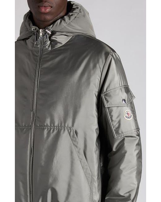 Moncler Black Poiliot Down Hooded Jacket for men