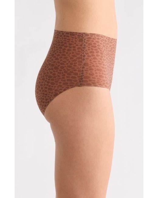 Chantelle Brown Soft Stretch High Waist Briefs