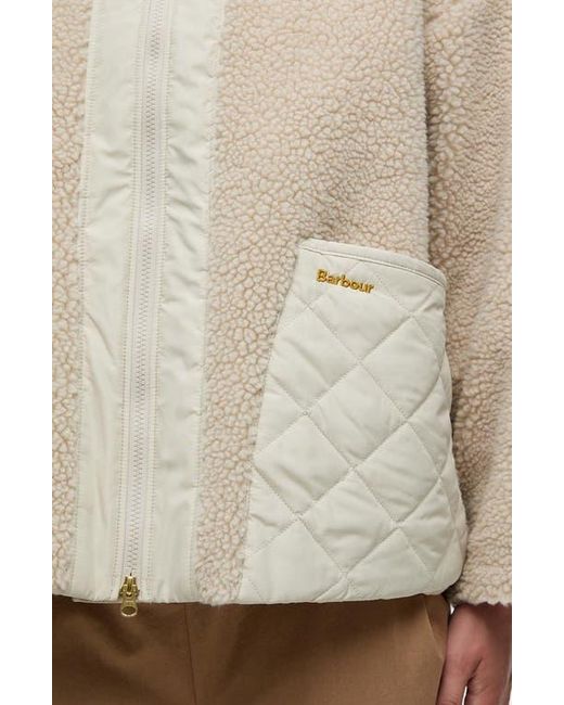 Barbour Natural Brawby High Pile Fleece Jacket
