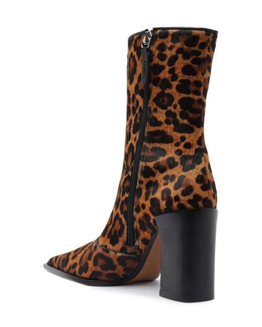 SCHUTZ SHOES Brown Raffaela Pointed Toe Bootie