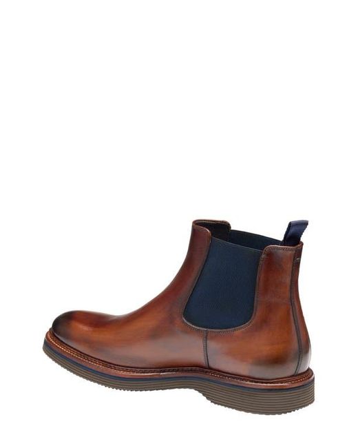 Johnston & Murphy Jenson Chelsea Boot in Brown for Men Lyst
