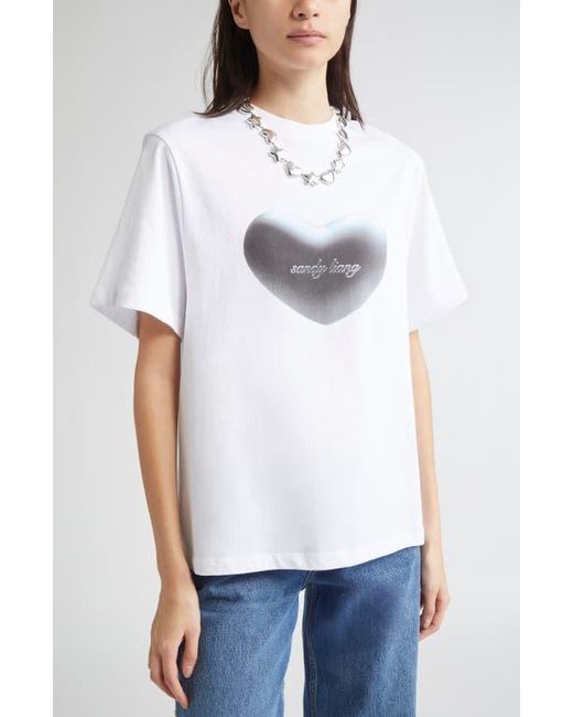 Sandy Liang Beans Collar Necklace in Metallic | Lyst