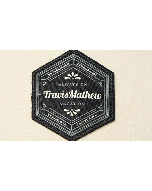 Travis Mathew Natural The Chase Snapack Baseball Cap for men