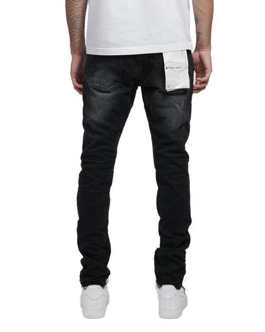 Purple Brand Drop Fit Mid Rise Skinny Jeans in Black for Men | Lyst