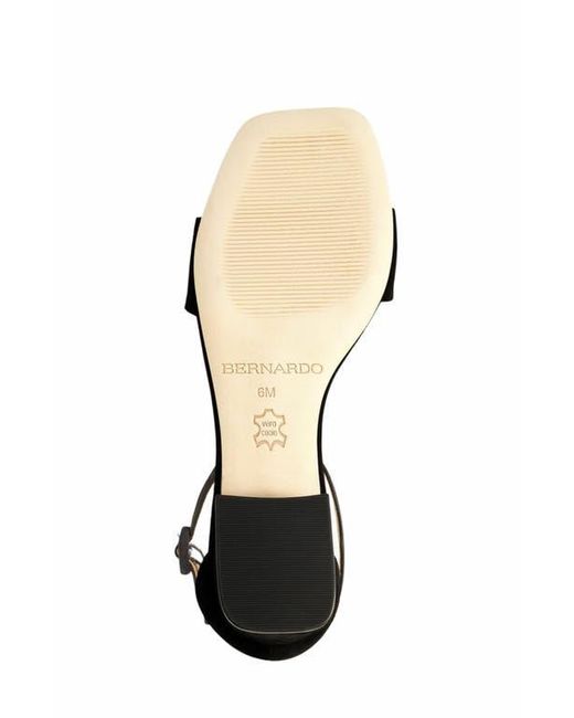 Bernardo Black Jalena Ankle Strap Sandal