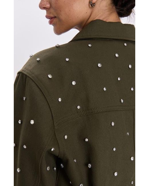 Pistola Women's Green Cosette Embellished Utility Jacket