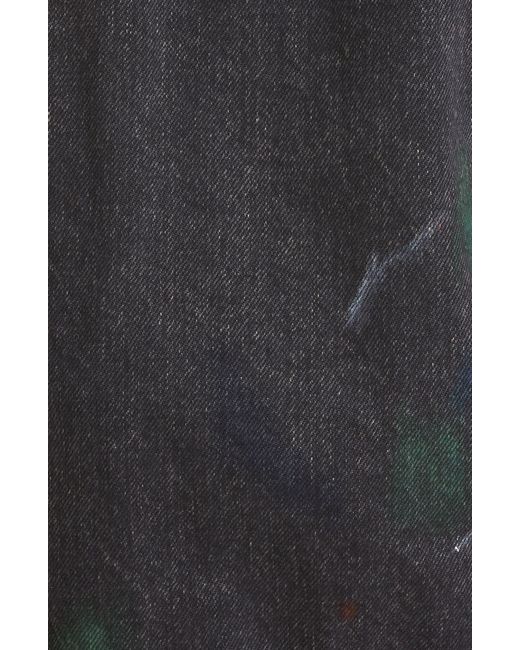 Maison Margiela Paint Splatter Denim Jacket in Black Lyst