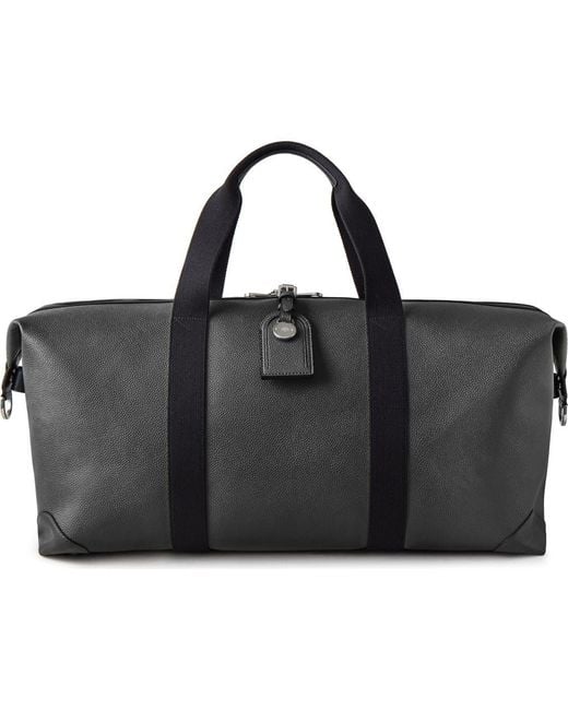 Mulberry Black Medium Clipper Leather Duffel