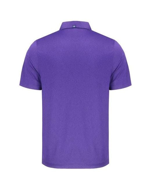 Cutter & Buck Purple Forge Recycled Blend Polo for men