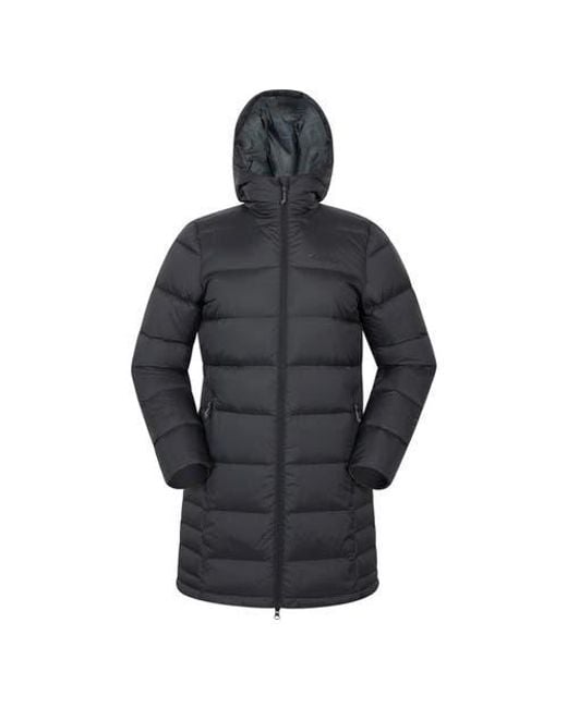 Mountain Warehouse Gray Stratus Extreme Packable Long Down Jacket